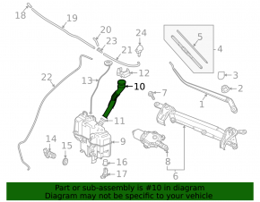Mazda 3 19 washer reservoir neck - without cap, Japan built