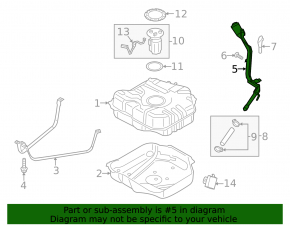Fuel filler neck for Ford C-max MK2 16-18