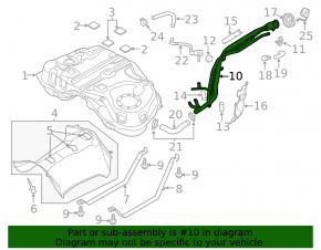 Fuel filler neck Mazda CX-5 17-