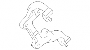 Front right caliper bracket for Land Rover Range Rover Velar 18-20 (349mm)