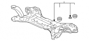 Front subframe Mitsubishi Galant 04-12 cracked 3 S/B