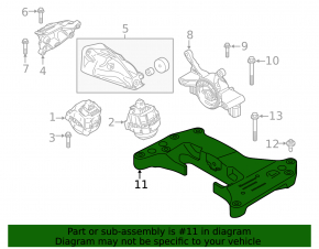 Gearbox support BMW 3 G20 19- RWD