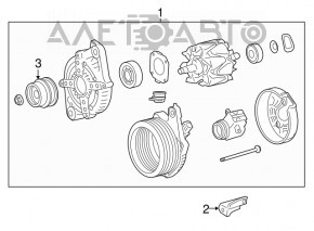 Generator Lexus IS250 14-18