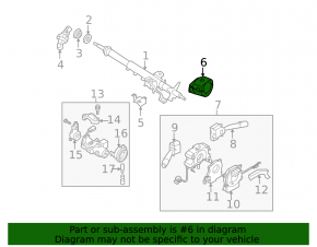 Subaru B10 Tribeca Steering Column Bezel