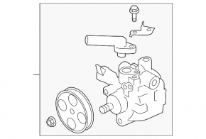 Power steering pump for Subaru Impreza WRX GH 08-14