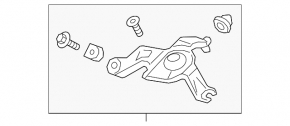 Right wiper motor Chevrolet Bolt 17-