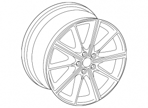 Wheel disk R21 Audi Q7 20-24