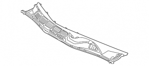 Plastic windshield wiper grille for Toyota Avalon 2012
