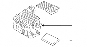 Air filter housing for VW Jetta 22-26 1.5T