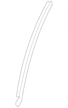 Rear right door glass guide Subaru Forester 14-18 SJ