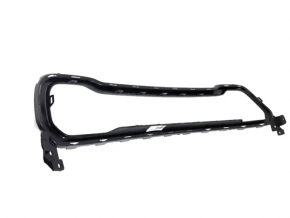 Jeep Cherokee KL 14-18 Front Bumper Lower Grille Frame Glossy Black,
