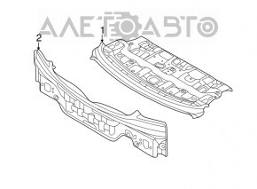 Rear panel Hyundai Elantra UD 11-16