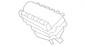 Honda Accord 18-22 passenger airbag in the dashboard