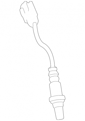 Lambda probe left first Toyota Sequoia 08-16