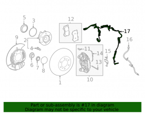 Lexus LX600 Front Right ABS Sensor 22-24