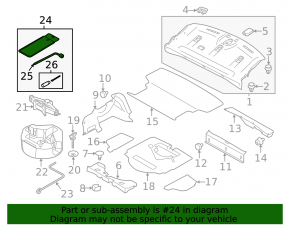 Tool set Subaru Forester 25-26