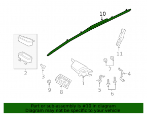 Airbag side curtain right Ford Escape MK3 13-15 type 1