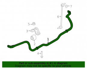 Front stabilizer bar Ford C-max MK2 13-18 26mm