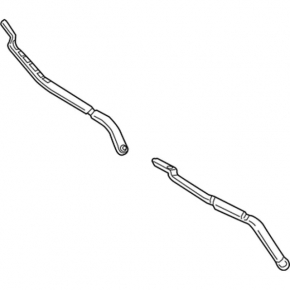 Right wiper arm for Lincoln MKX 16-18