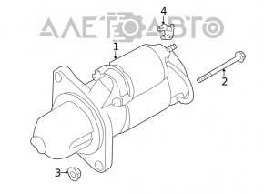 Starter Subaru Outback 20-24