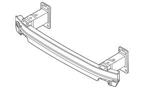 Front bumper reinforcement Audi Q7 16-