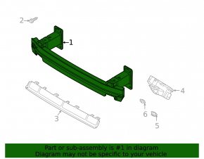 Audi Q7 16-25 Front Bumper Reinforcement