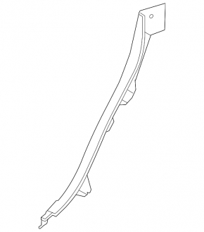 Rear left door opening trim Lexus IS250 IS350 06-14 black