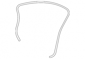 Door seal front left Subaru Outback 20-23