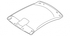 Mitsubishi Galant 2004-2006 gray headliner