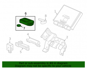 Key smart Honda Fit 15-20