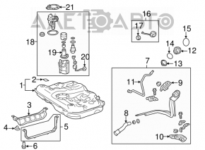 Fuel pump Lexus ES350 13-18 3.5