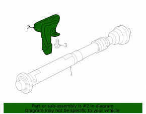 Front propeller shaft VW Touareg 11-17 3.6 rusty, dented, cracked boots