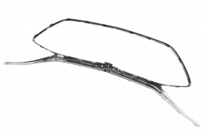 Frame grille radiator grill Chevrolet Malibu 19- chrome, without radar