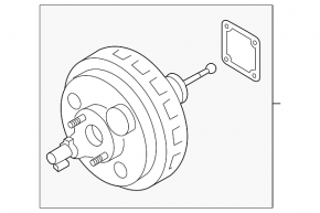 Vacuum booster Porsche Cayenne 958 11-17