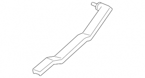 Intercooler bracket lower right Porsche Macan 15-