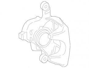 Rear left support Mercedes GLA 14-20 electric