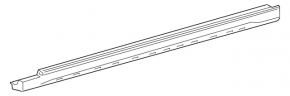 Right threshold Mercedes A-class V177 19-22