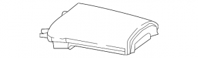 Console central armrest Mercedes W213 E 17-21 leather black