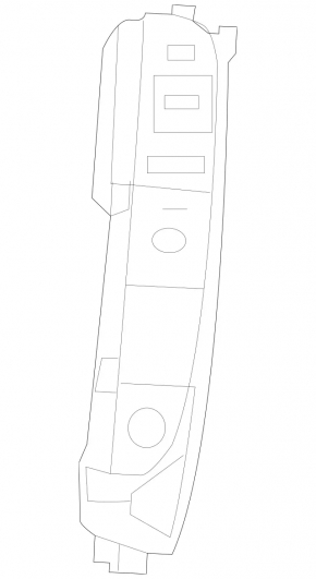 Central console button block right Mercedes W213 E 17-20 without rear curtains
