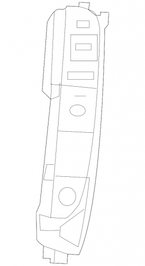 Central console button block right Mercedes W213 E 17-20 without rear curtains