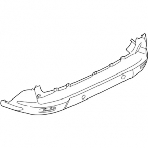 Rear bumper bare Ford Transit Connect MK2 13-18 structure