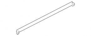 Inner rear left window seal for Lincoln MKC 15-19