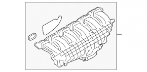 Intake manifold BMW 335i e92 07-13