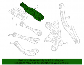 Lower arm under spring rear right Volkswagen ID.4 21-23