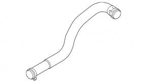 Cooling pipe lower Nissan Altima 19-24 2.5 rear