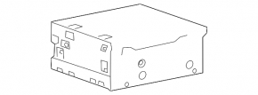 Radio tape recorder Infiniti Q50 14-20