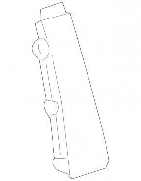 Door trim side rear left Volvo V90 17-22 usa front