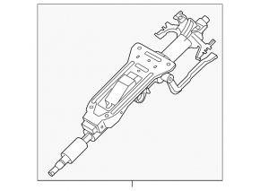 Steering column BMW 335i e92 07-10