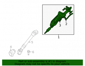 Steering column BMW 335i e92 07-10
