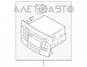 Radio Tape Player Suzuki Kizashi 10-15